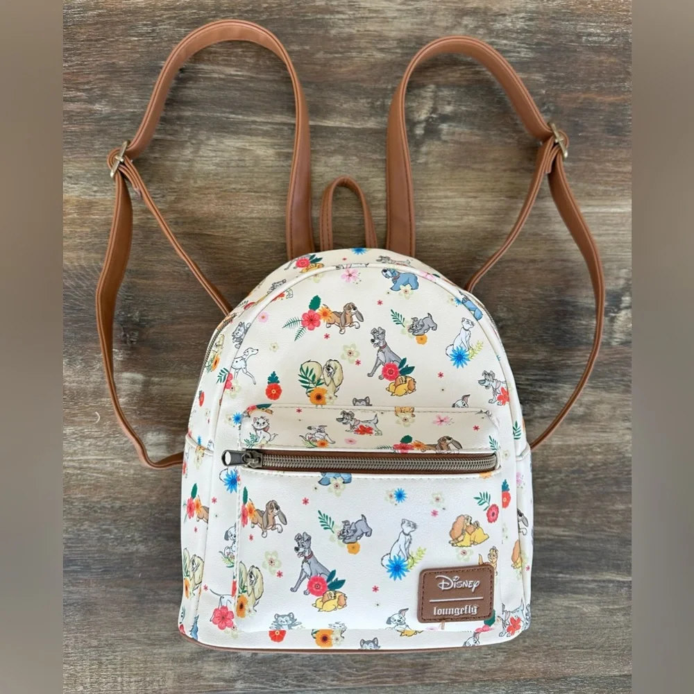 Loungefly Disney Cats Dogs Backpack Aristocats - Picture 4 of 11